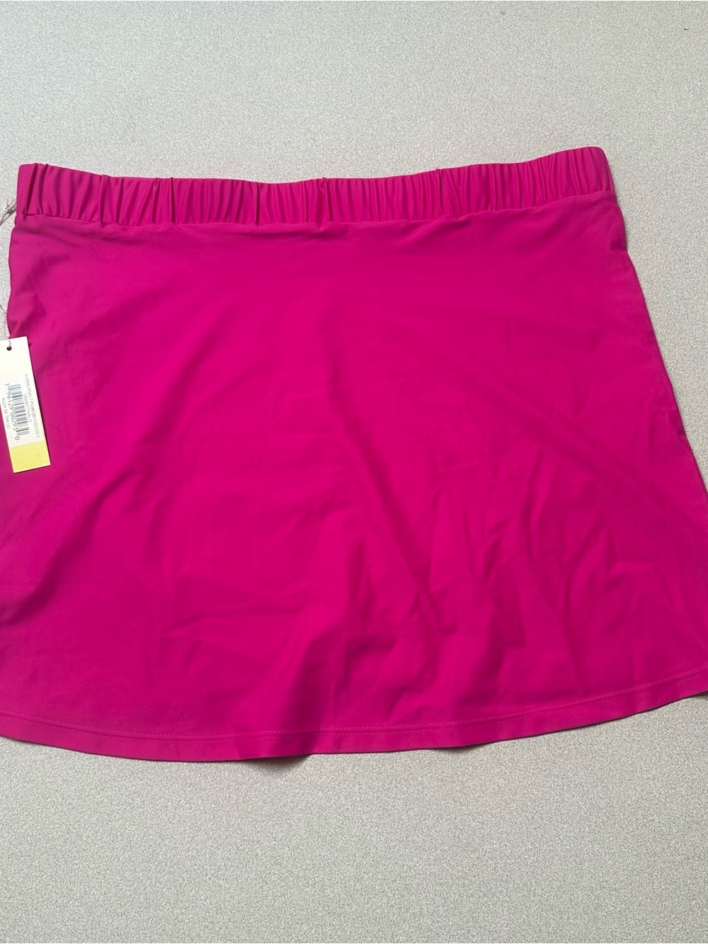 NEW Summer salt Swim Skirt Coverup Hot Pink. Size large. - Picture 9 of 13